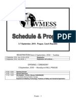 WMESS 2018 Program