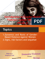 Introduction To Gender Based Violence Against Women Week 2
