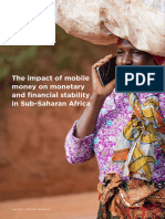 The Impact of Mobile Money On Monetary and Financial Stability