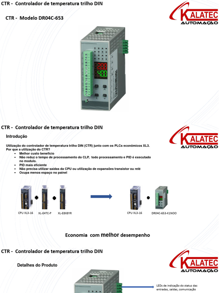 Controlador Temperatura DR04C653 | PDF
