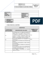 PMC-FO-09 Informe de Auditoria Interna