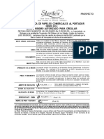 Prospecto Oferta Pública de Papeles Comerciales Emisión 2023-I Providencia #131-2023 Steritex, C.A.