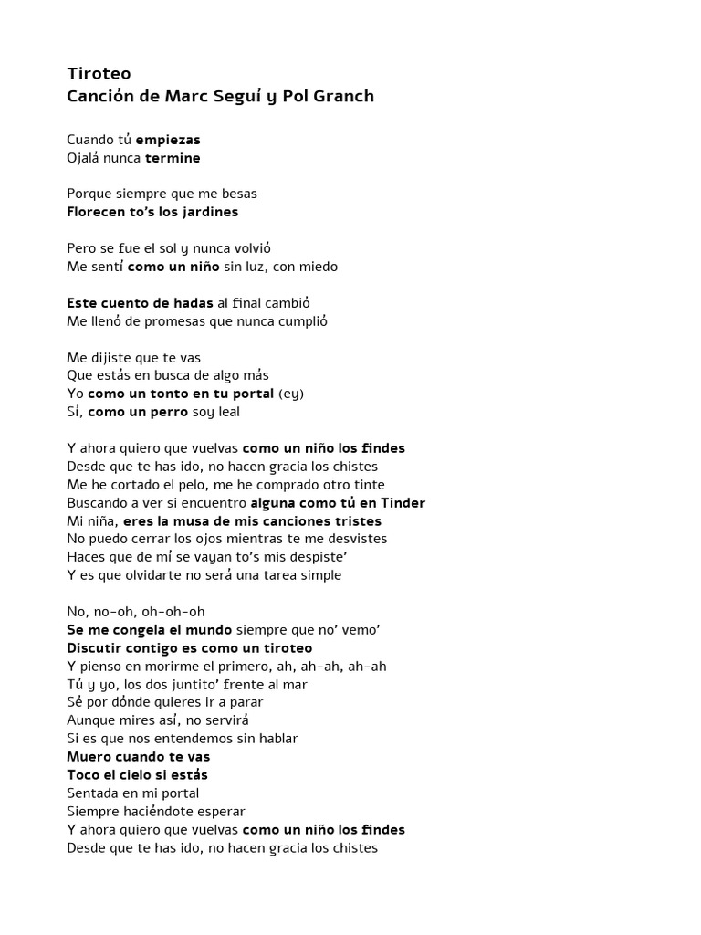 Letra de 