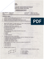 Contoh Soal PAT Matematika SD Kelas 6