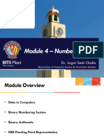 Module 4 - Number System and IEEE Floating Point Representation
