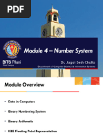 Module 4 - Number System and IEEE Floating Point Representation