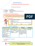 D5 A1 SESION MAT. Encontramos Información Importante para Tomar Decisiones.