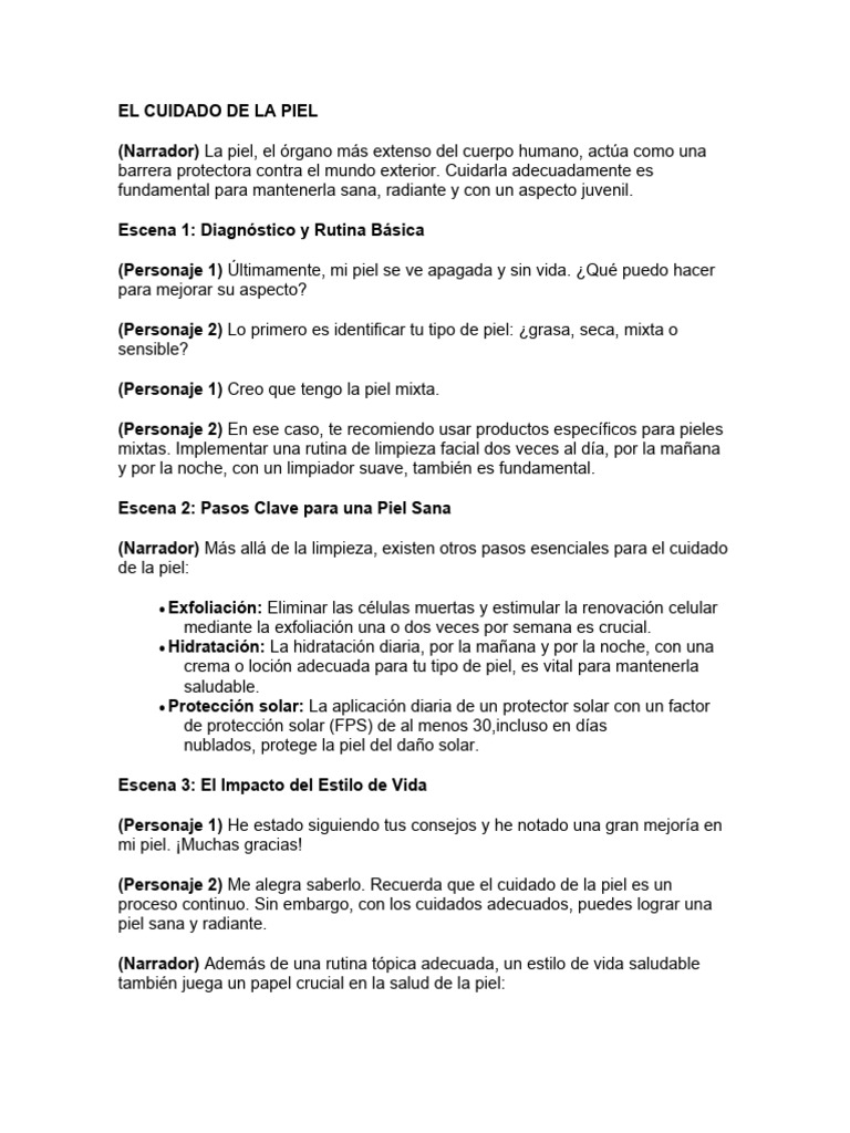 El Cuidado de La Piel | PDF | Especialidades Medicas | Medicina CLINICA