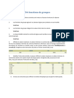 TD4 Fonctions de Groupes