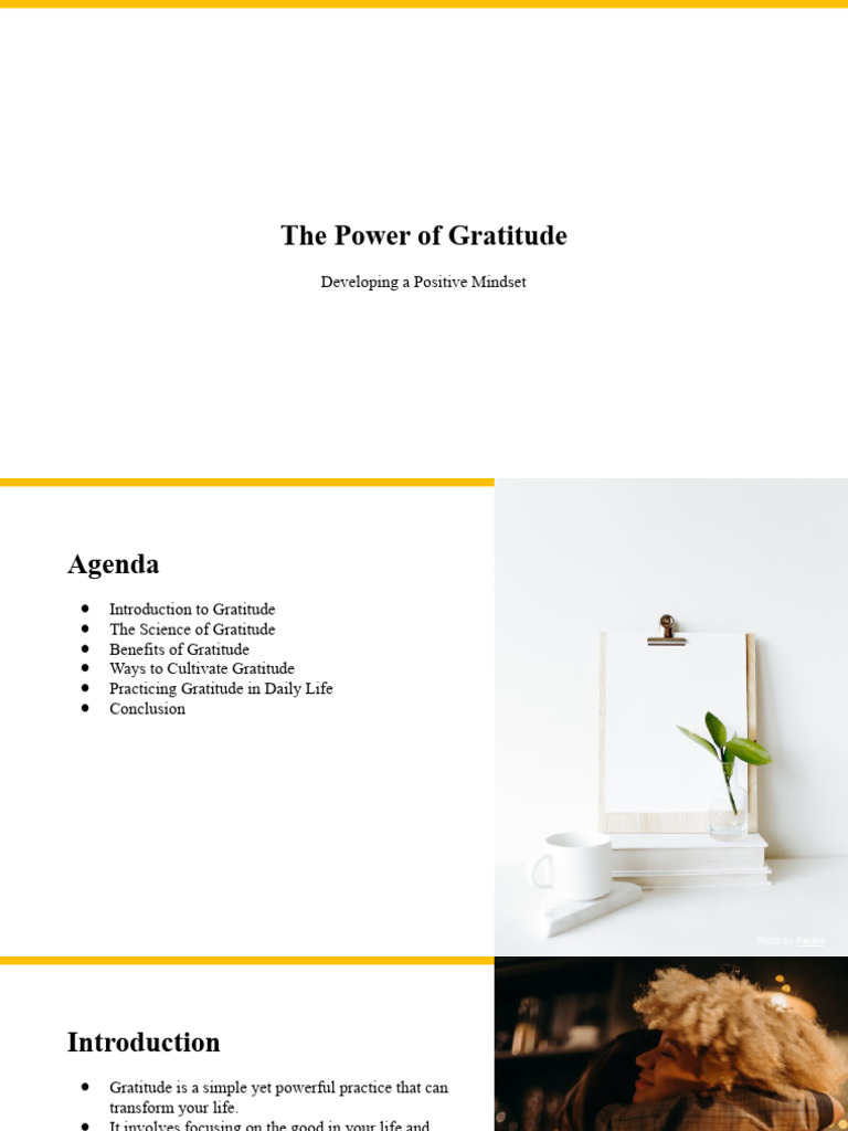 The Power of Gratitude | PDF