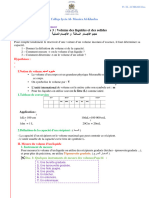 Cours 3 - Volume Des Liquides Et Des Solides