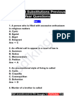 One Word Substitutions MCQ Set - 7 (Pdfking - In)