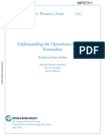 Understanding The Operations of Freight Forwarders - Evidence Froom Serbia