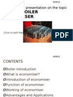 Boiler Economiser: Techical Presentation On The Topic