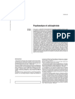 Psychanalyse Et Schizophrénie