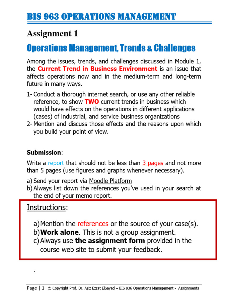 Assignment 1-Current Trends in Business Environment | PDF