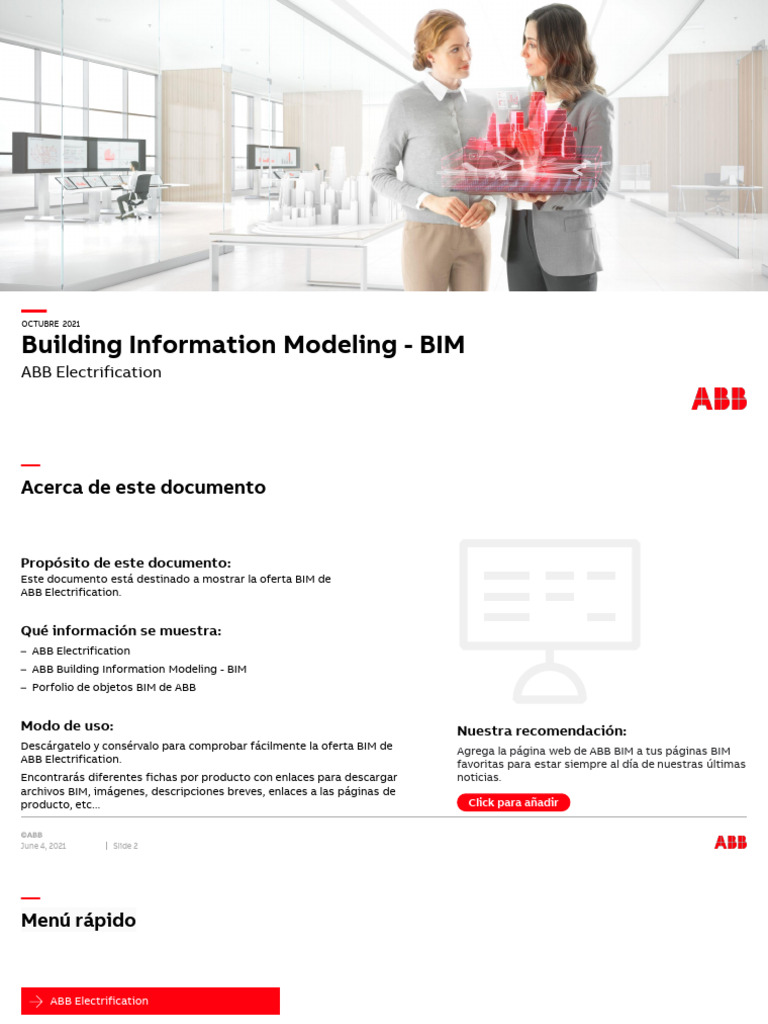 ABB EL BIM Catalogo (ES) | PDF | Modelado de información de ...