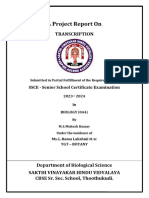 Mukesh's Biology Project Transcription