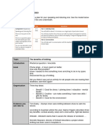 Speaking and Listening 2023 - Planning Sheet