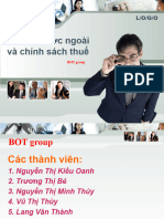 Đầu Tư Nước Ngoài Và Chính Sách Thuế