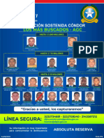 El Cartel de Los 52 Más Buscados en Antioquia