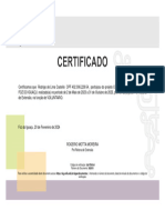 Certificado Proex 0