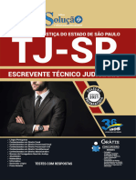 Escrevente Técnico Judiciário TJ SP Apostila Editora Solução