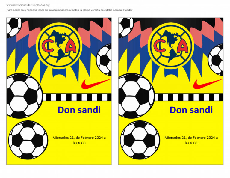 Club America Party Decorations