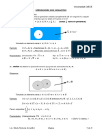 Complemento, Unión e Intersección