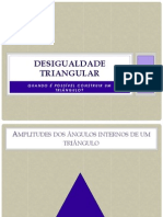 Desigualdade Triangular