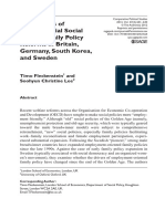 Fleckenstein Lee 2012 The Politics of Postindustrial Social Policy Family Policy Reforms in Britain Germany South Korea