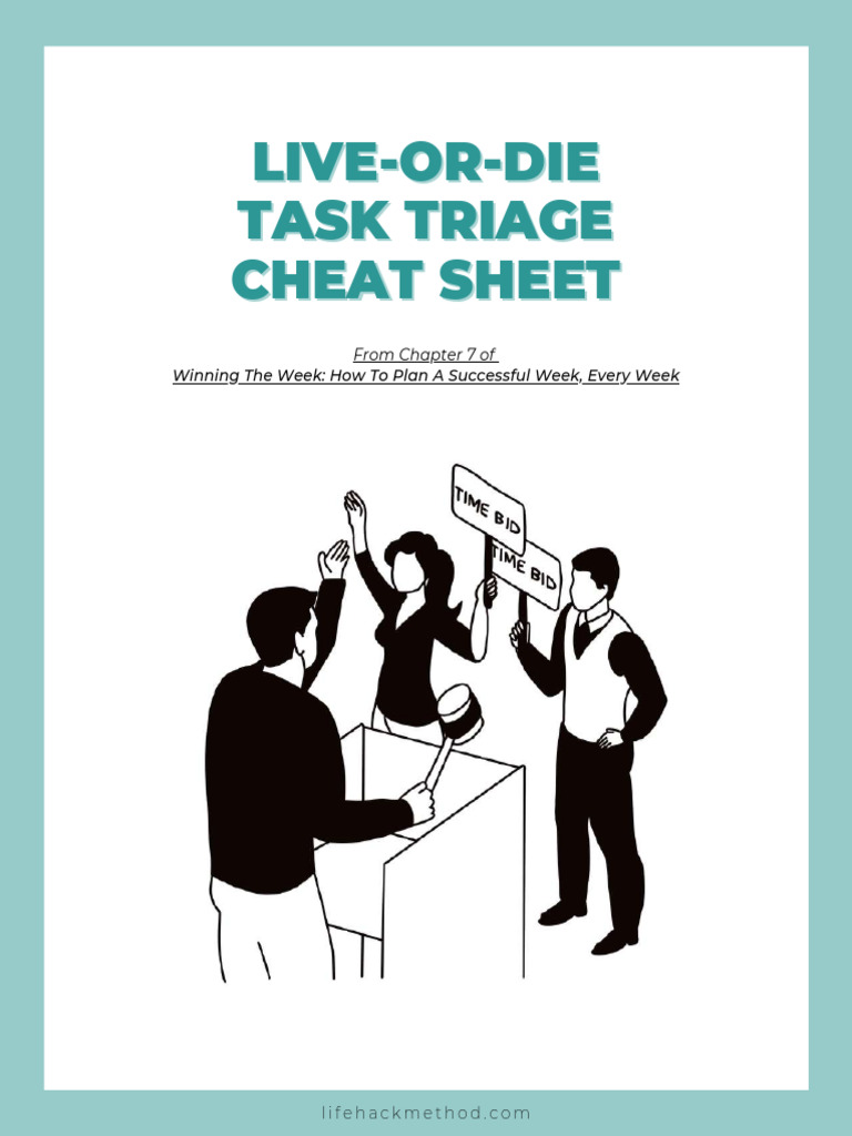 Task Triage Cheat Sheet | PDF | Time Management | Professional Skills