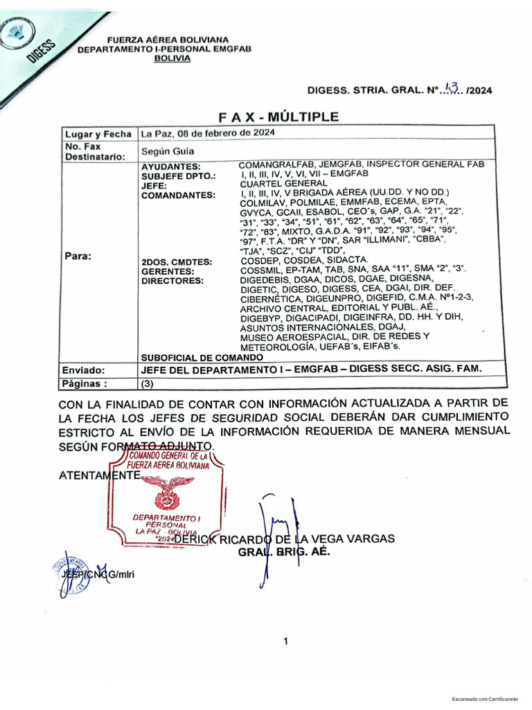 Fax Digess 13 Import | PDF