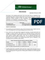 MOF Press Release On Public Debt. 22 February 2024