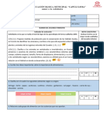 Evaluación Segundo Trimestre CCNN 4°