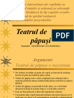 Teatru de Papusiproiect Tematic