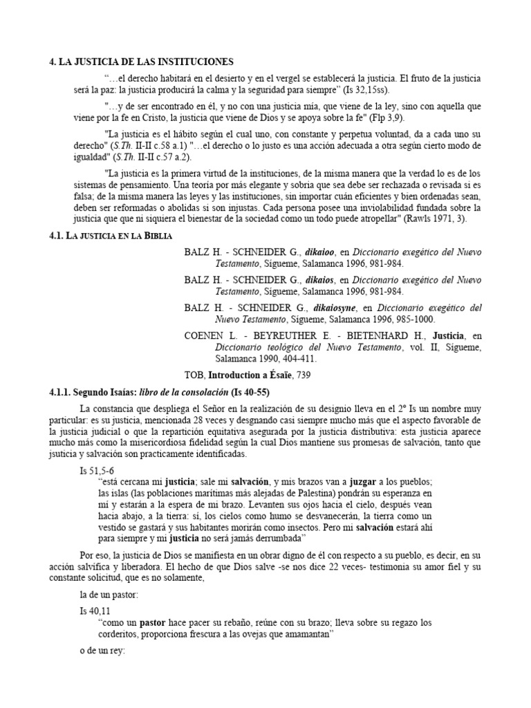 Justicia en las Instituciones y la Biblia | PDF | Justicia | Crimen y ...