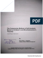 Self-Analysis Instrument - Based On Erikson and Bronfenbrenner