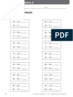 2ano Ficha de Cálculo Mental 2