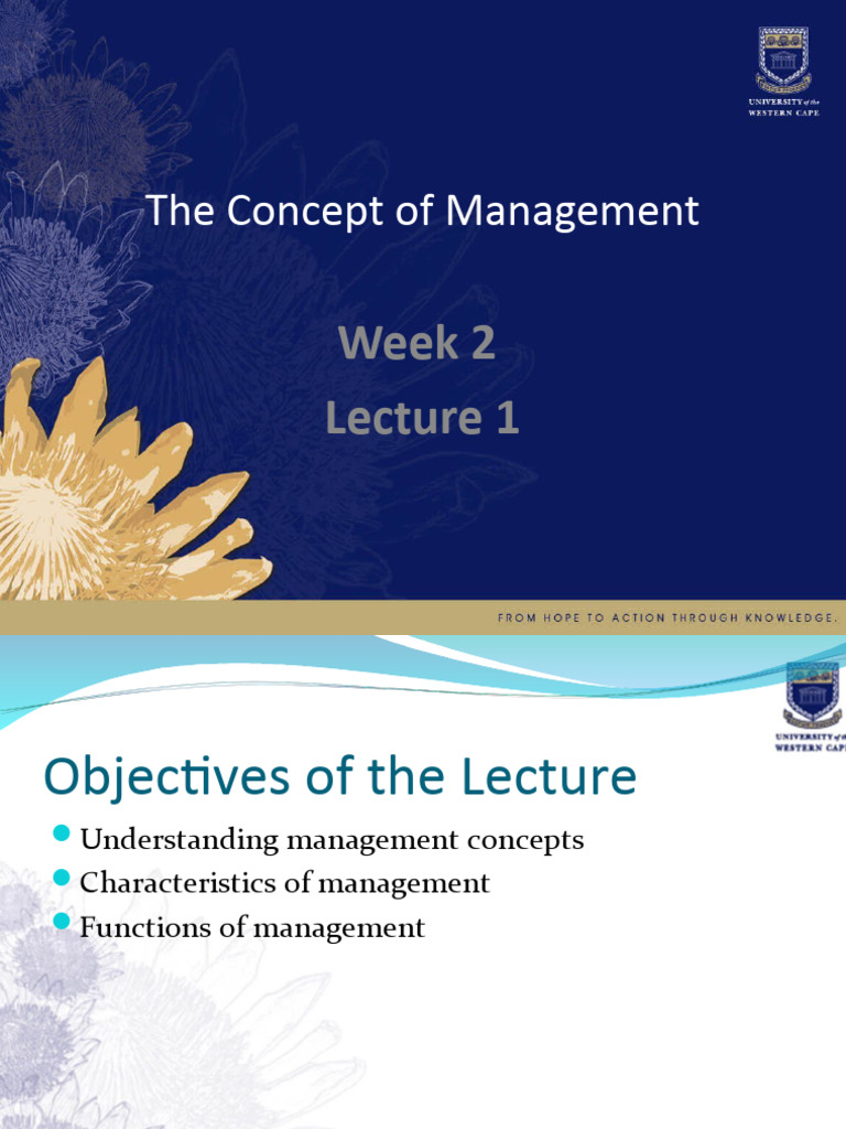 Concept Of Management Ppt