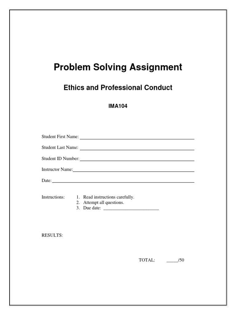 Ima104 v1 0 problem solving assignment 2021 0707 pdf professional