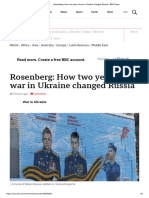 Rosenberg - How Two Years of War in Ukraine Changed Russia - BBC News