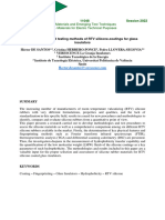 CIGRE Fingerprinting and Testing Methods of RTV Silicone-Coatings For Glass Insulators