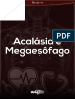 Resumo - Acalasia e Megaesôfago