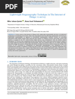 Lightweight Steganography Technique in The Interne