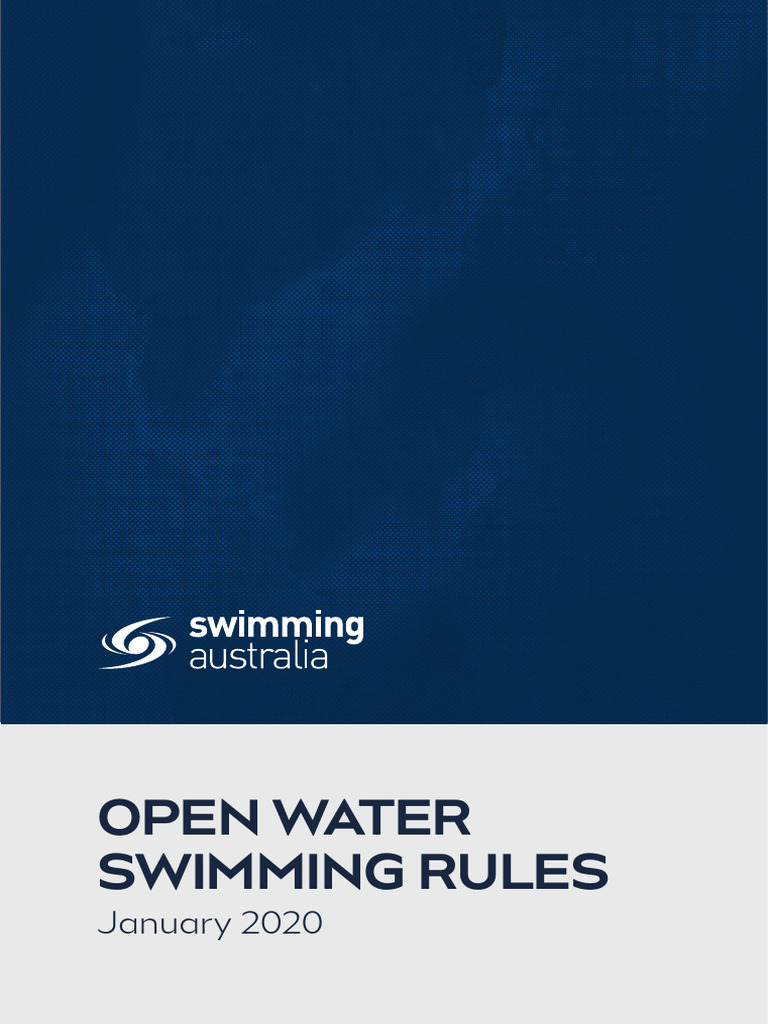 Open Water Swimming Rules 2020 | PDF | Swimming (Sport) | Referee