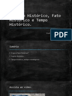 Sujeito Histórico J Fato Histórico e Tempo Histórico