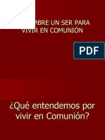 4-Un Ser en Comunión (IV)