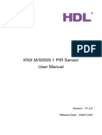 KNX PIR Sensor SIS05 1 User Manual V1 0 0