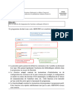 Objectifs:: Module: Systèmes Embarqués Et Objets Connectés TP N°1: Introduction À La Plateforme Arduino (Partie 4)